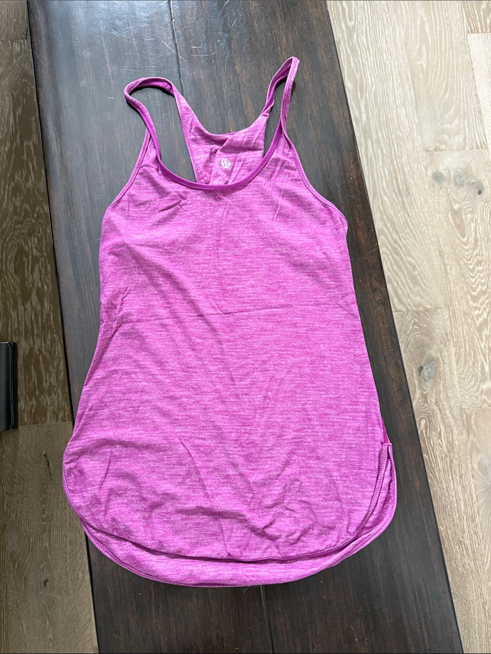 lululemon athletica Heathered Hot Pink Racerback Tank